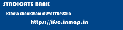 SYNDICATE BANK  KERALA ERNAKULAM MUVATTUPUZHA   ifsc code